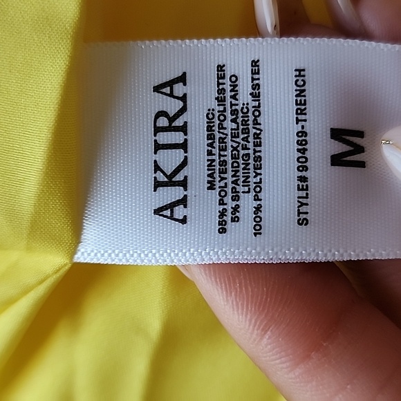 Akira Tulle Trench Sz M - Picture 6 of 7